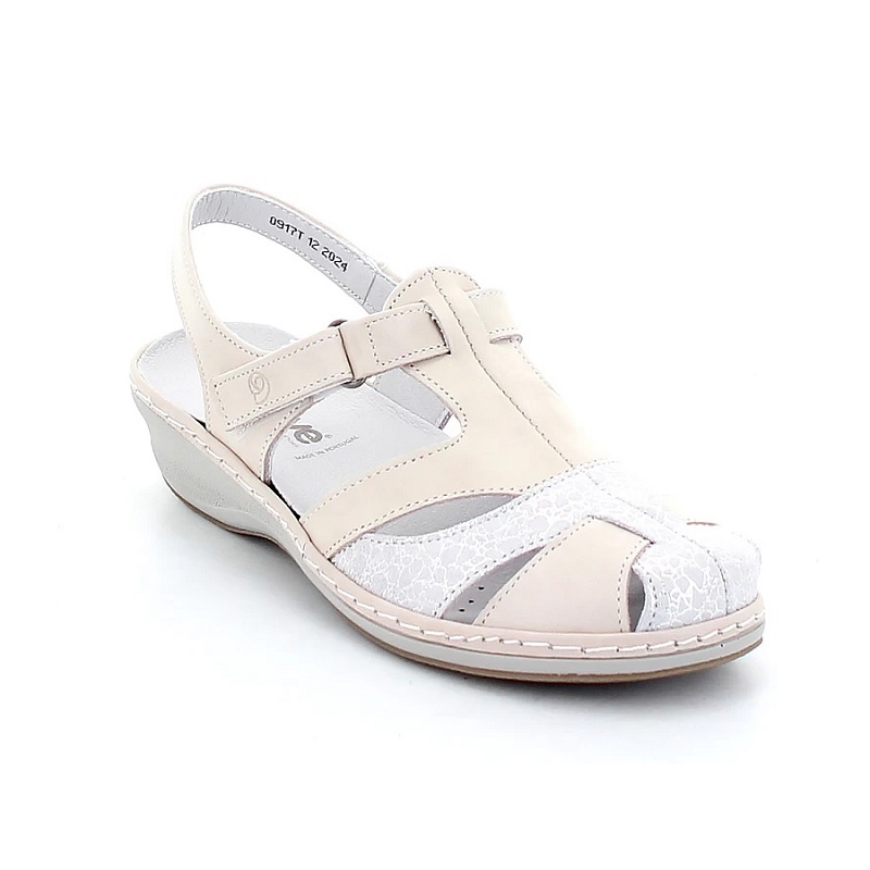 Сандалии Suave Paris женские 0917T-3103,1I13 молочные.