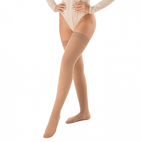 Чулки компрессионные Evolution 2 класс компрессии ТК.931 с закрытым носком стандартные. Изображение 3 из 5