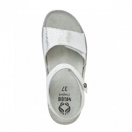Сандали Mubb женские 7927-23-10 серебряные. Изображение 3 из 5